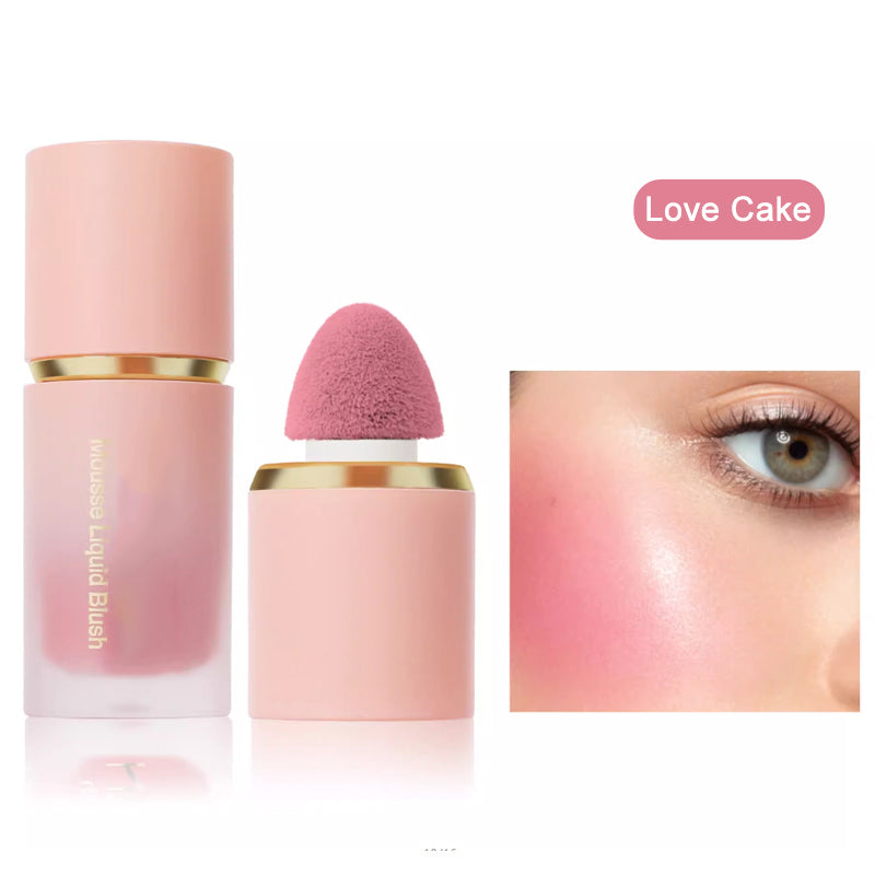 ✨Smooth Liquid Face Blush with Air Cushion Applicator