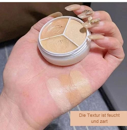 خصومات كبيرة 60%💝 3 في 1 باليت كونسيلر الكونتور والكونتور المشرق