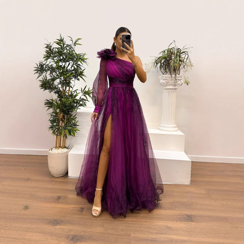 ⏳ خصم 50٪ لفترة محدودة! 💥 فساتين نسائية نسائية مطبوعة بشبكة مائلة على الكتف （كلما اشتريت أكثر، كلما زاد الخصم）