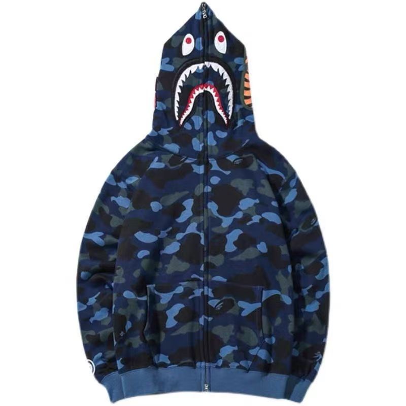 ABC CAMO SHARK FULL ZIP HOODIE （ユニセックス）