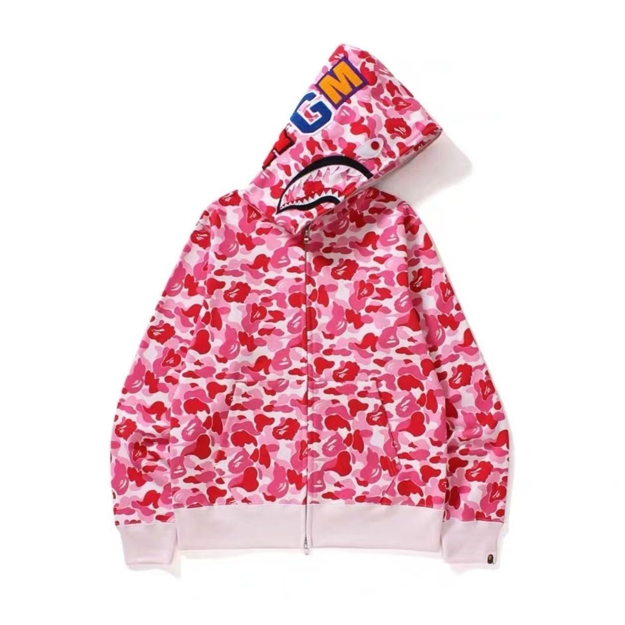 ABC CAMO SHARK FULL ZIP HOODIE （ユニセックス）