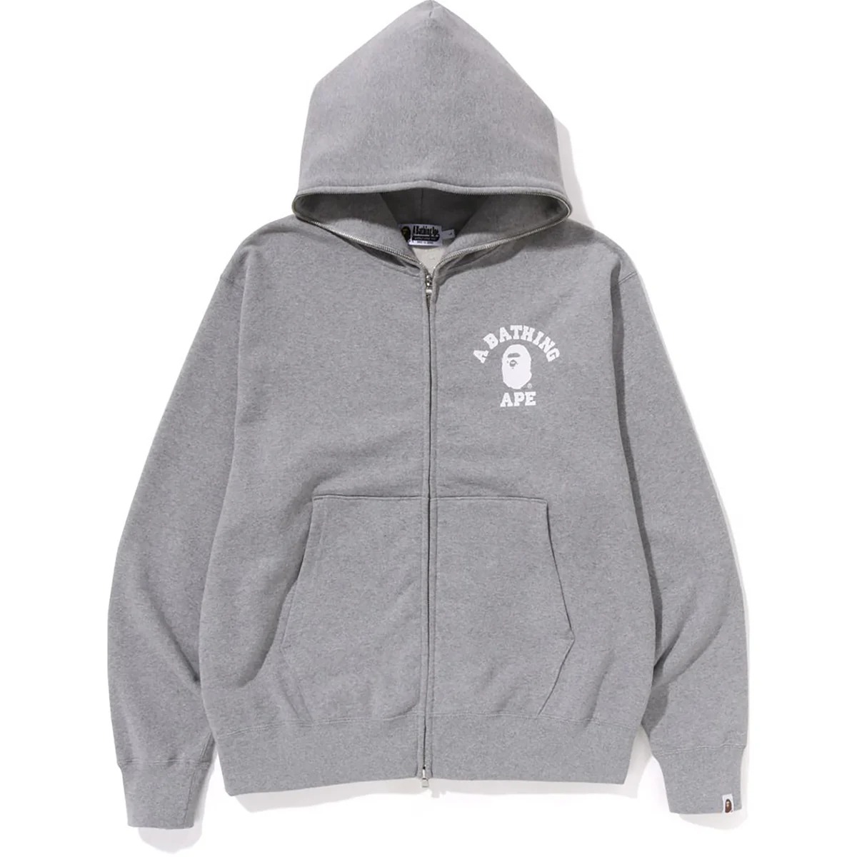 BAPE COLLEGE RELAXED FIT FULL ZIP HOODIE（ユニセックス）