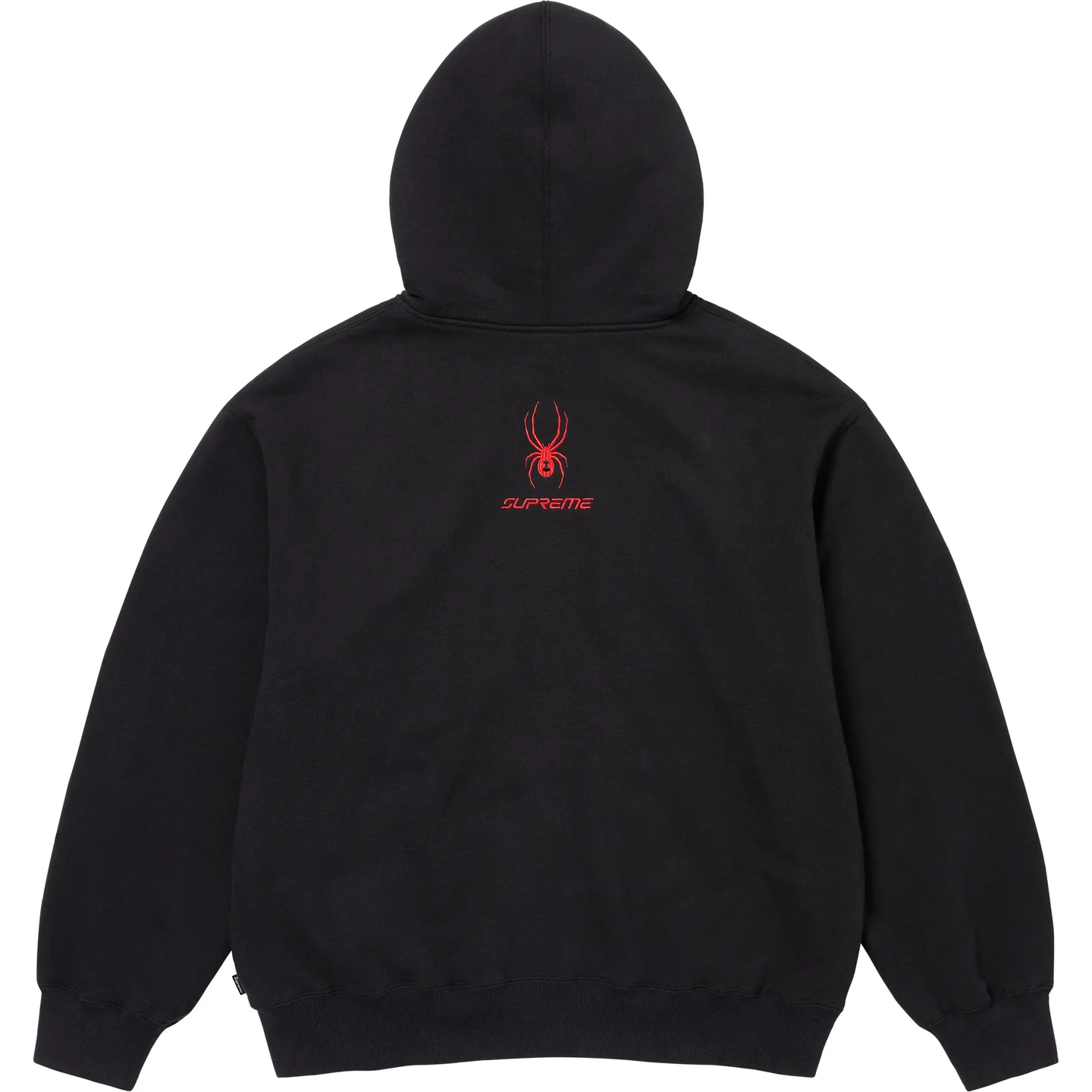 Supreme/スパイダー ジッパー フード スウェットシャツ ‘ブラック’
