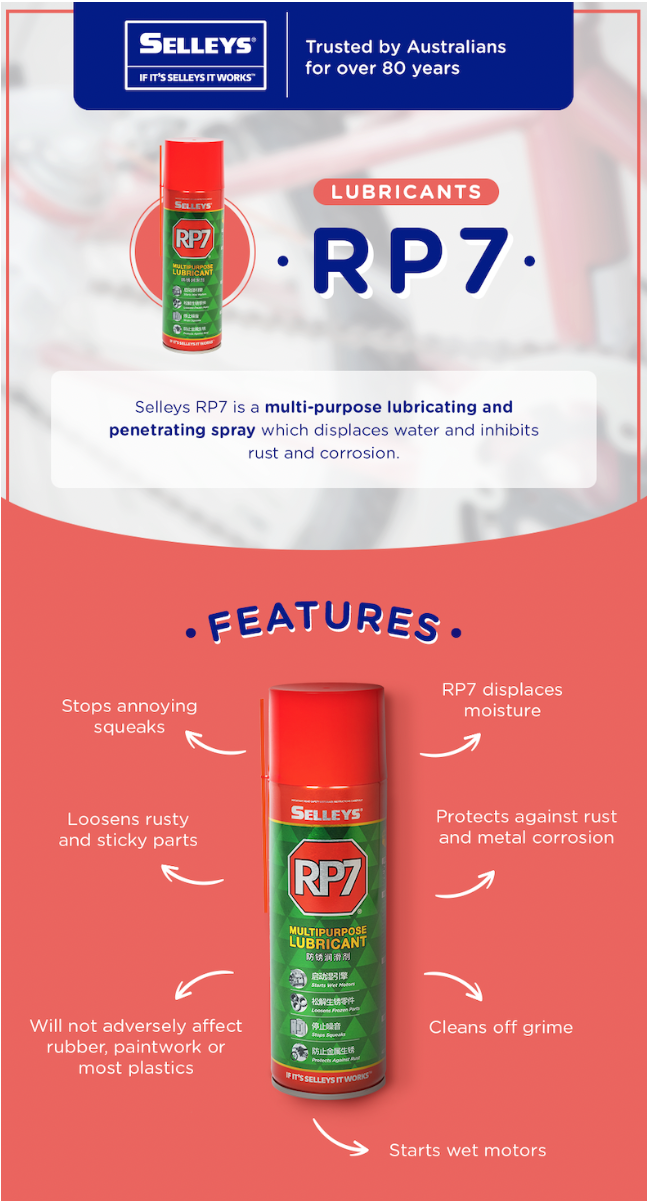 Selleys RP7 Multi Purpose Lubricant