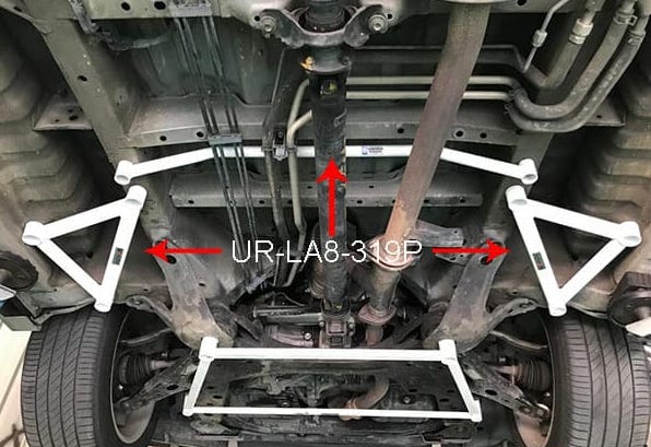 Toyota Alphard AH10 Front Lower Side Arm Bar 8PT