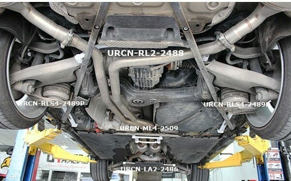 A7 C7 Typ 4G8 Middle Lower Arm Bar 4PT