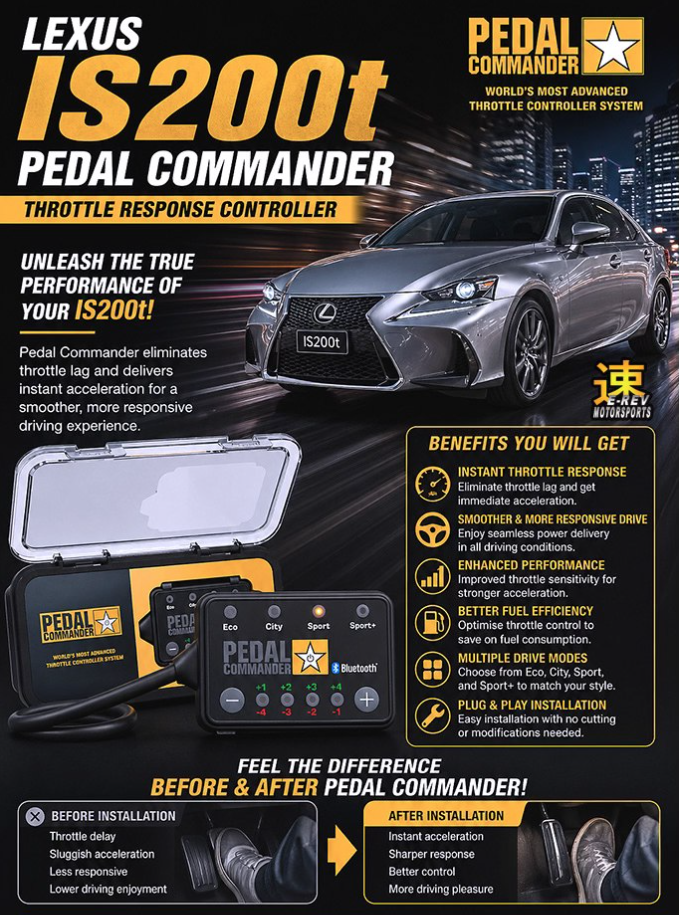 Pedal Commander - IS200T XE30