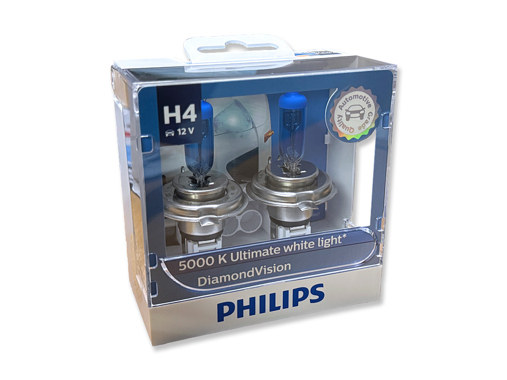 Philip Diamond Vision H4 5K Ultimate White Light