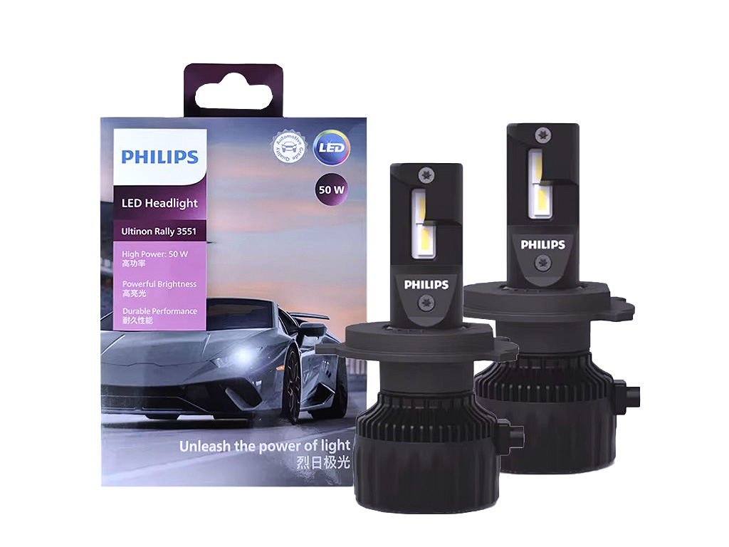 Philips Ultinon Rally 3551 H4 LED Headlight