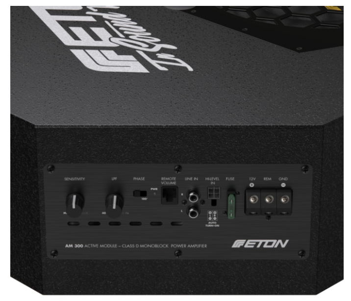 Eton 10" Active Spare Wheel Well Subwoofer 