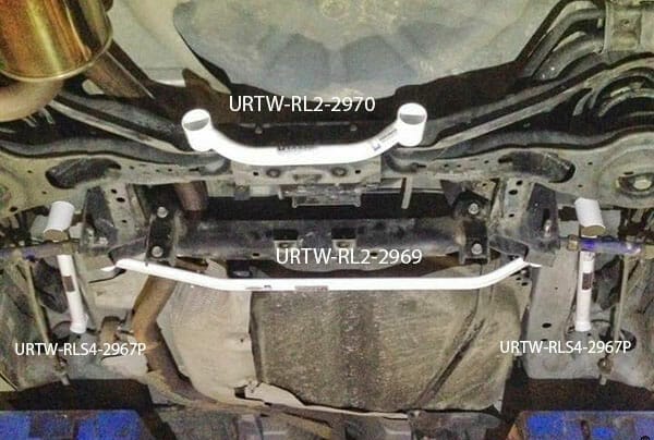 Mazda 5 CW Rear Lower Side Arm Bar 4PT