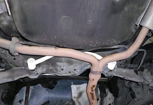 Honda Odyssey RB3 / RB4 Rear Lower Arm Bar 2PT