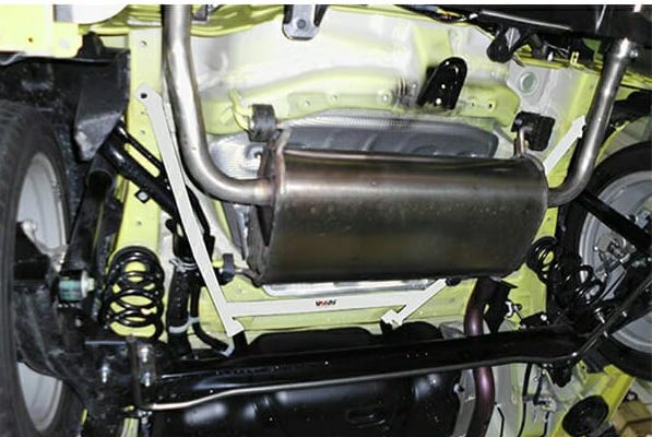 Suzuki Swift Sport ZC32S Rear Lower Arm Bar 4PT