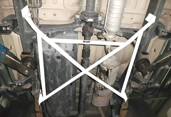 Ford Ranger (3rd Gen) Rear Lower Arm Bar 4PT