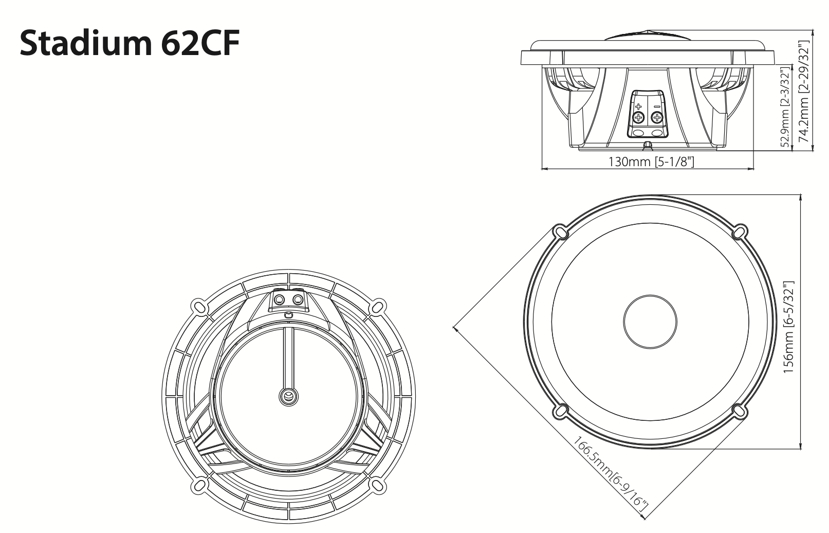 JBL Stadium 62CF Component Speakers