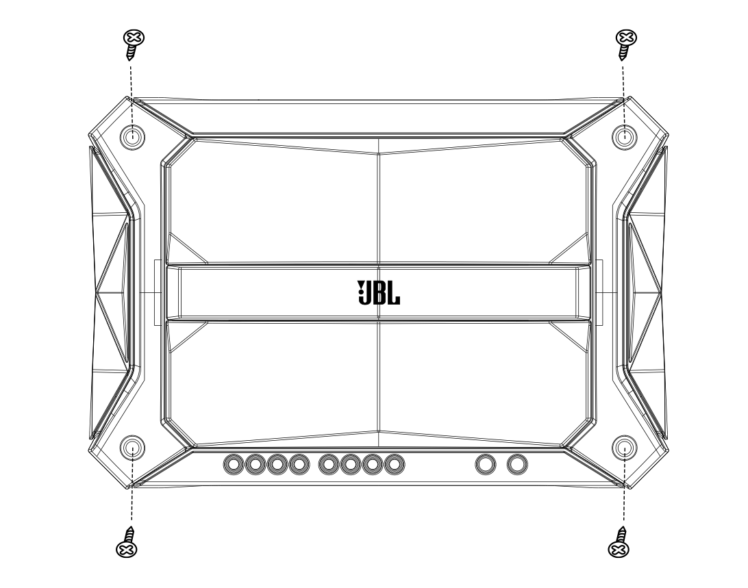 JBL Stadium 4 Class D Amplifier 