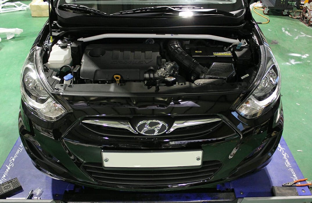 Hyundai Accent RB (LHD) Front Bar 2PT