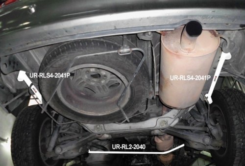 Toyota Estima XR10 Rear Lower Side Arm Bar