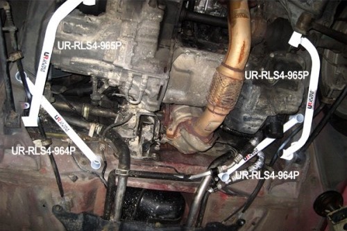 Toyota MR2 W20 Rear Lower Side Arm Bar 4PT