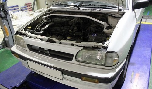 Kia Pride Y Front Bar 2PT