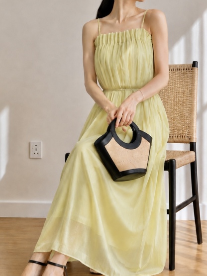 Cassidy Gathered Maxi Cami Dress
