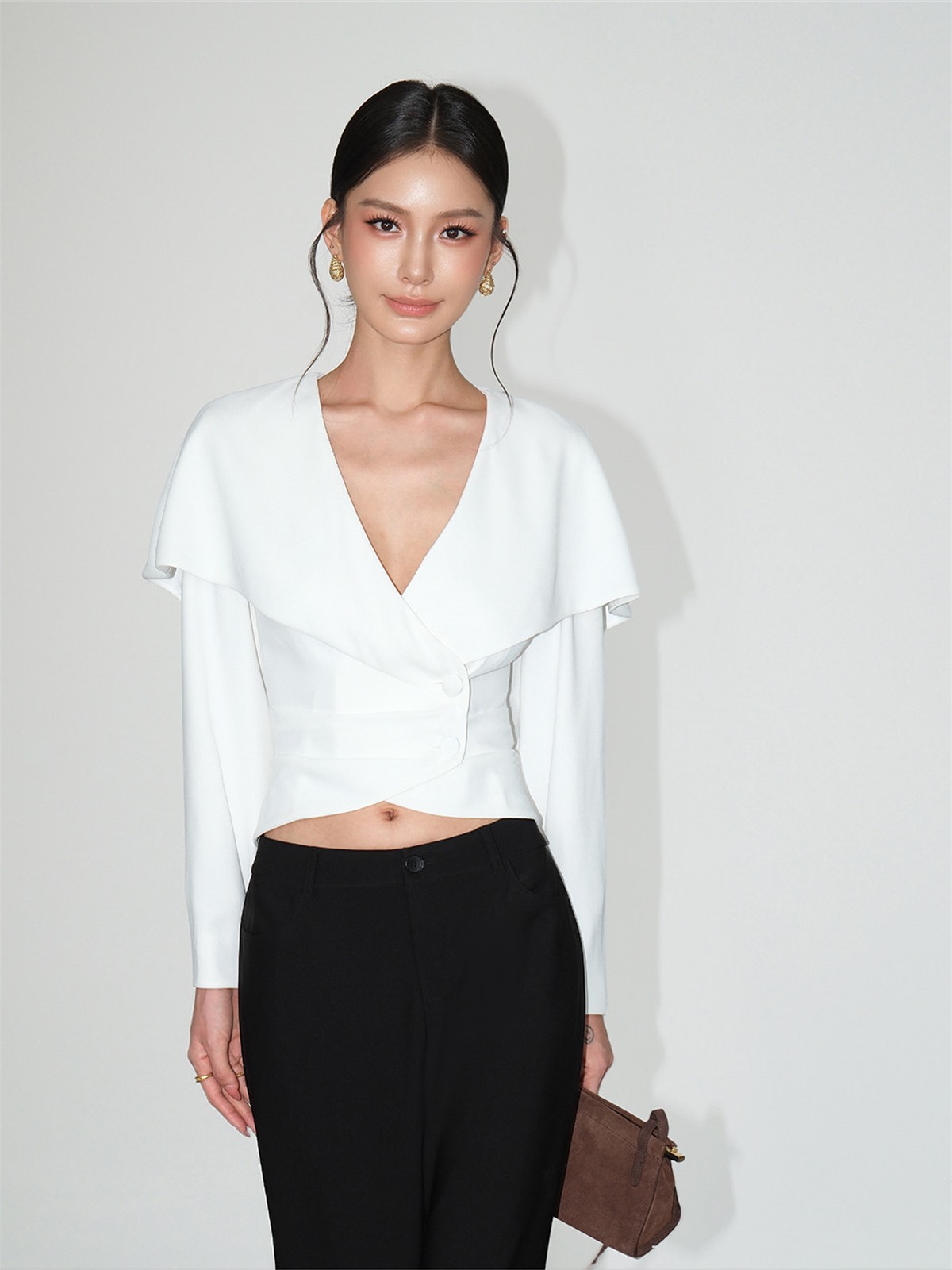 Louie Sculpted Capalet Blazer