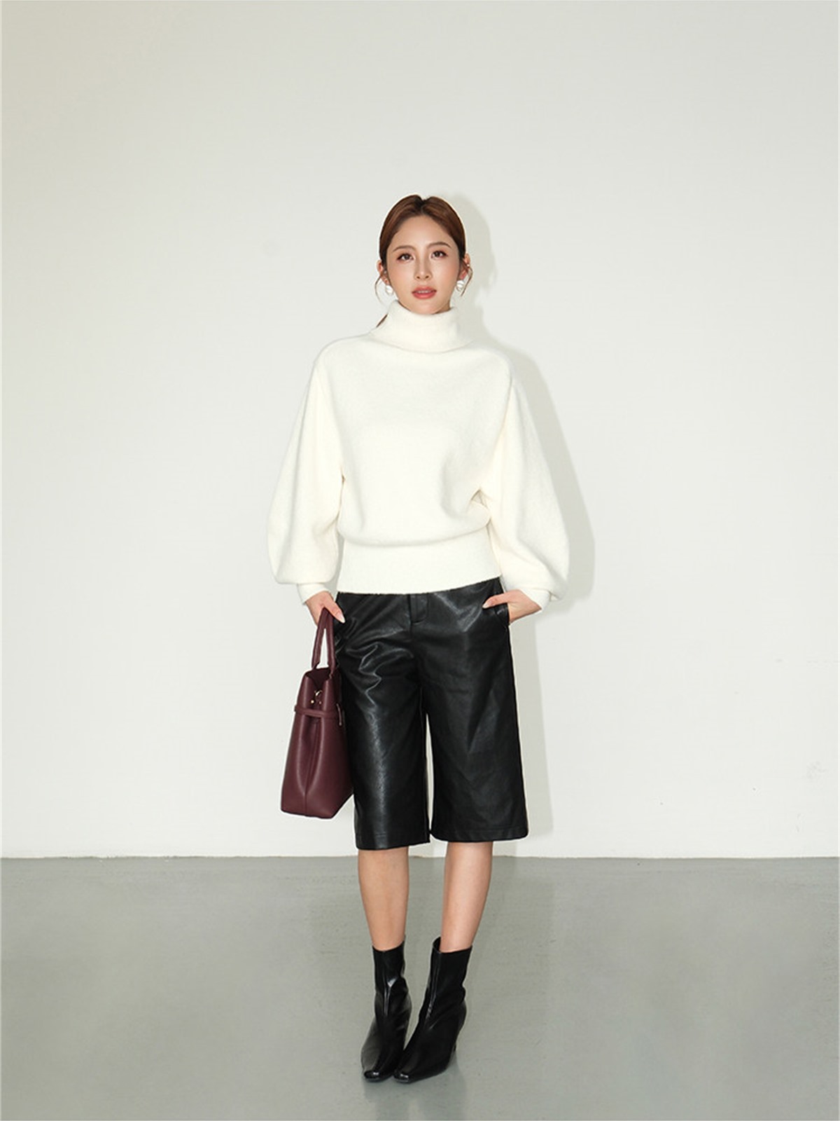 Lydia Relaxed Turtleneck Sweater