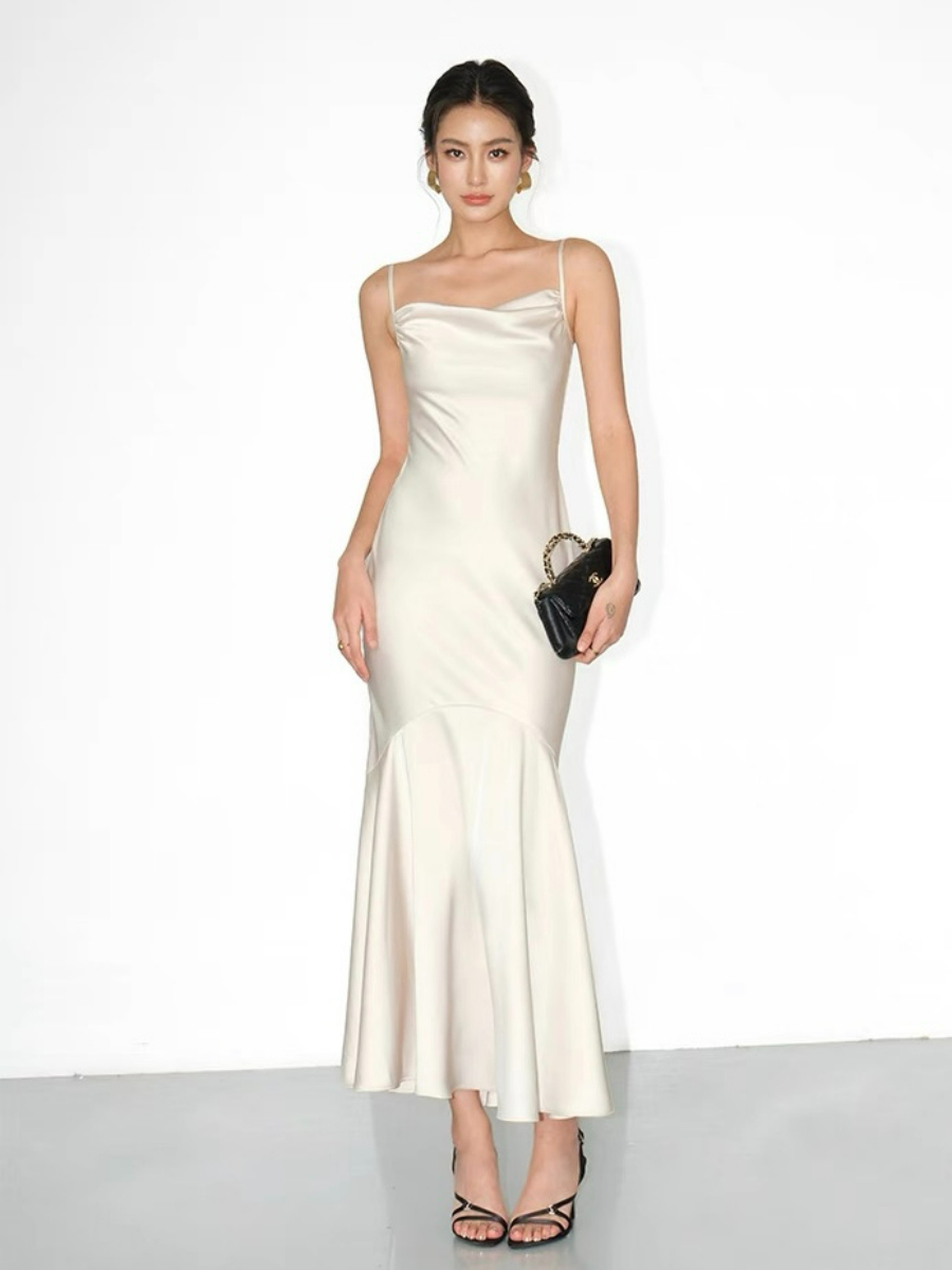 Kavya Swing Collar Cami Dress