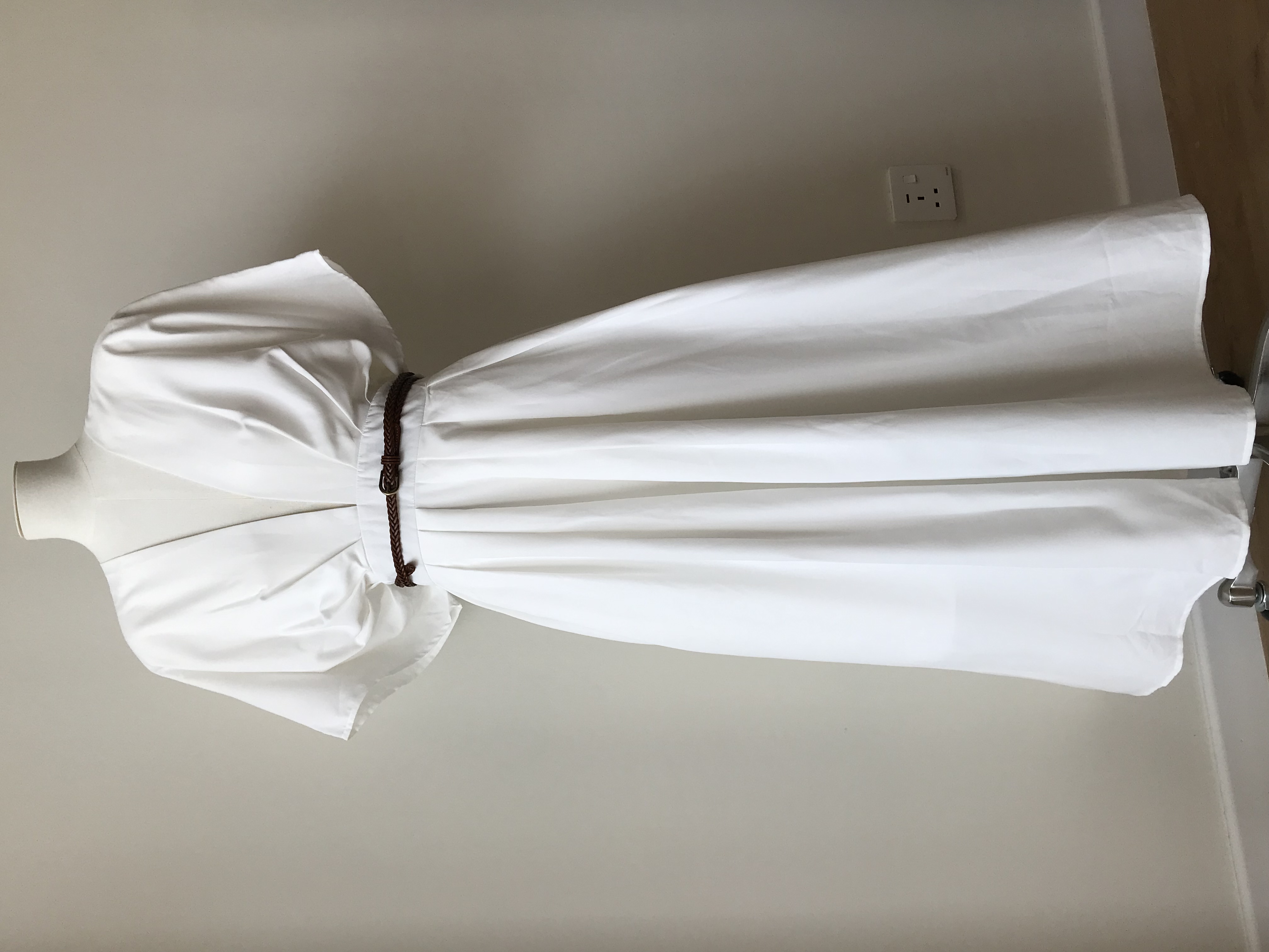 Violet Structured V-Neck Dress