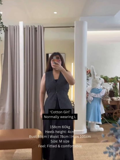 Lyon Linen Tie Back Vest