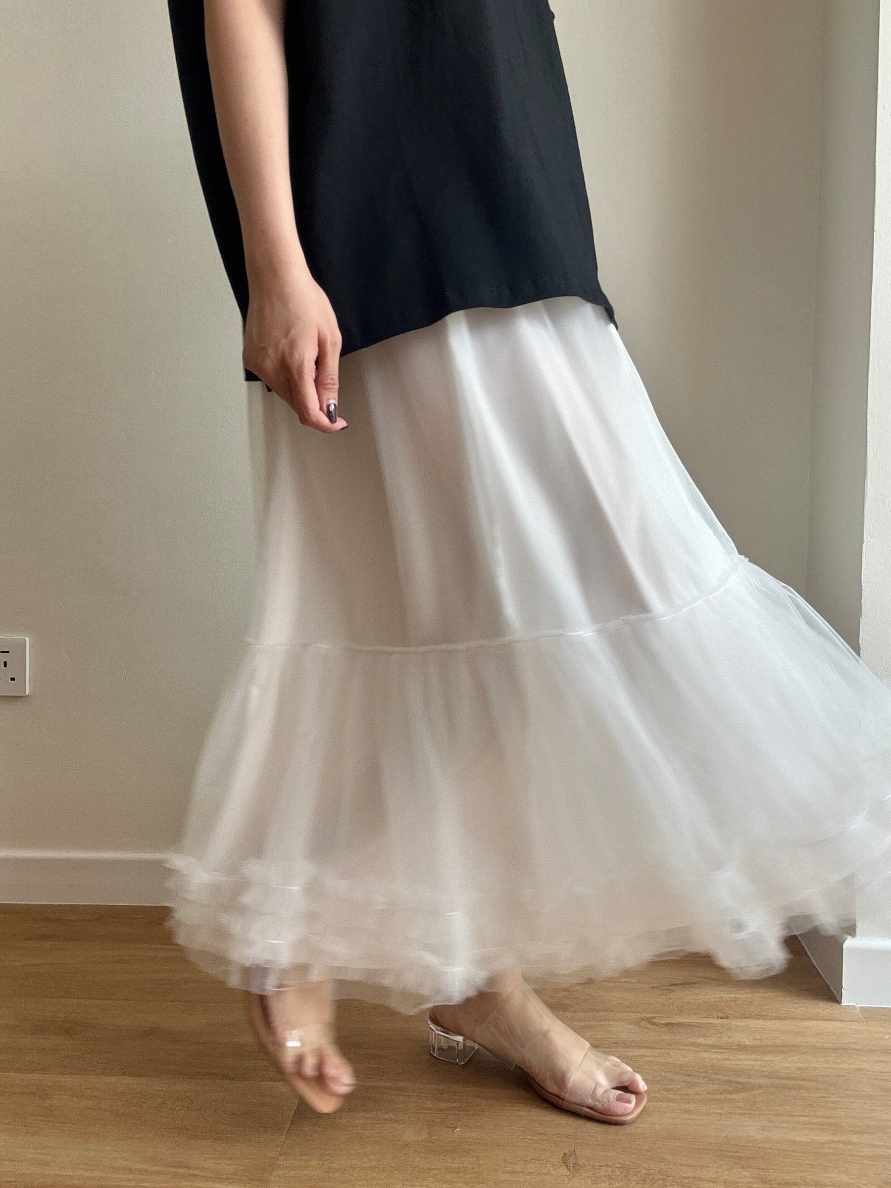 Venyce Layered Mesh Skirt