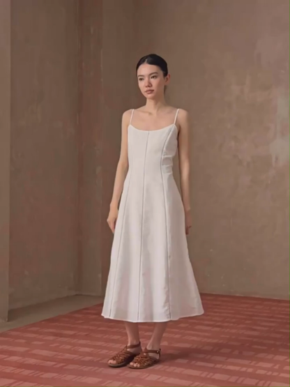 Haze Linen Strappy Dress