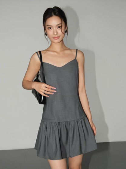 Milana Cami Mini Dress-The Black Bow-