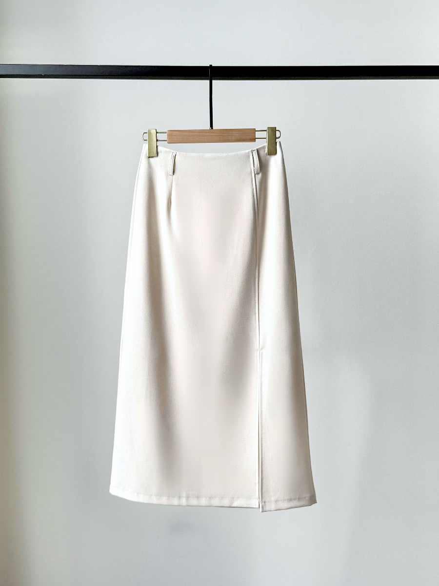 Sabrine A-Line Side Slit Skirt
