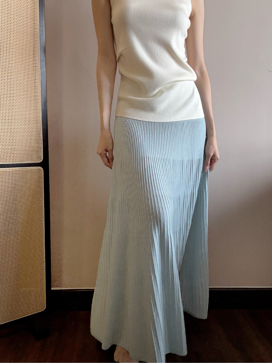 Emma Pleated Maxi Skirt