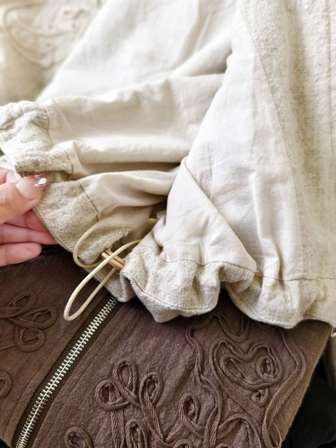 Ling Hui Linen Oriental Jacket