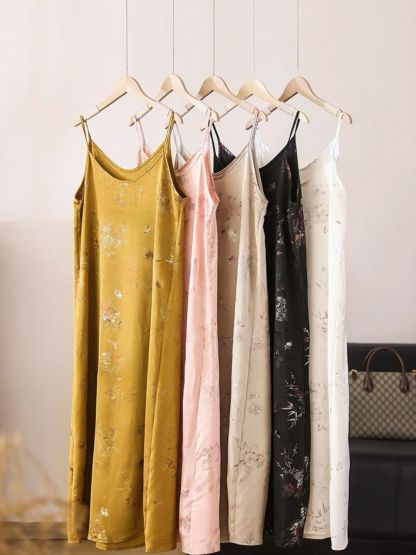 Ling Huang Oreitanl Satin Cami Dress