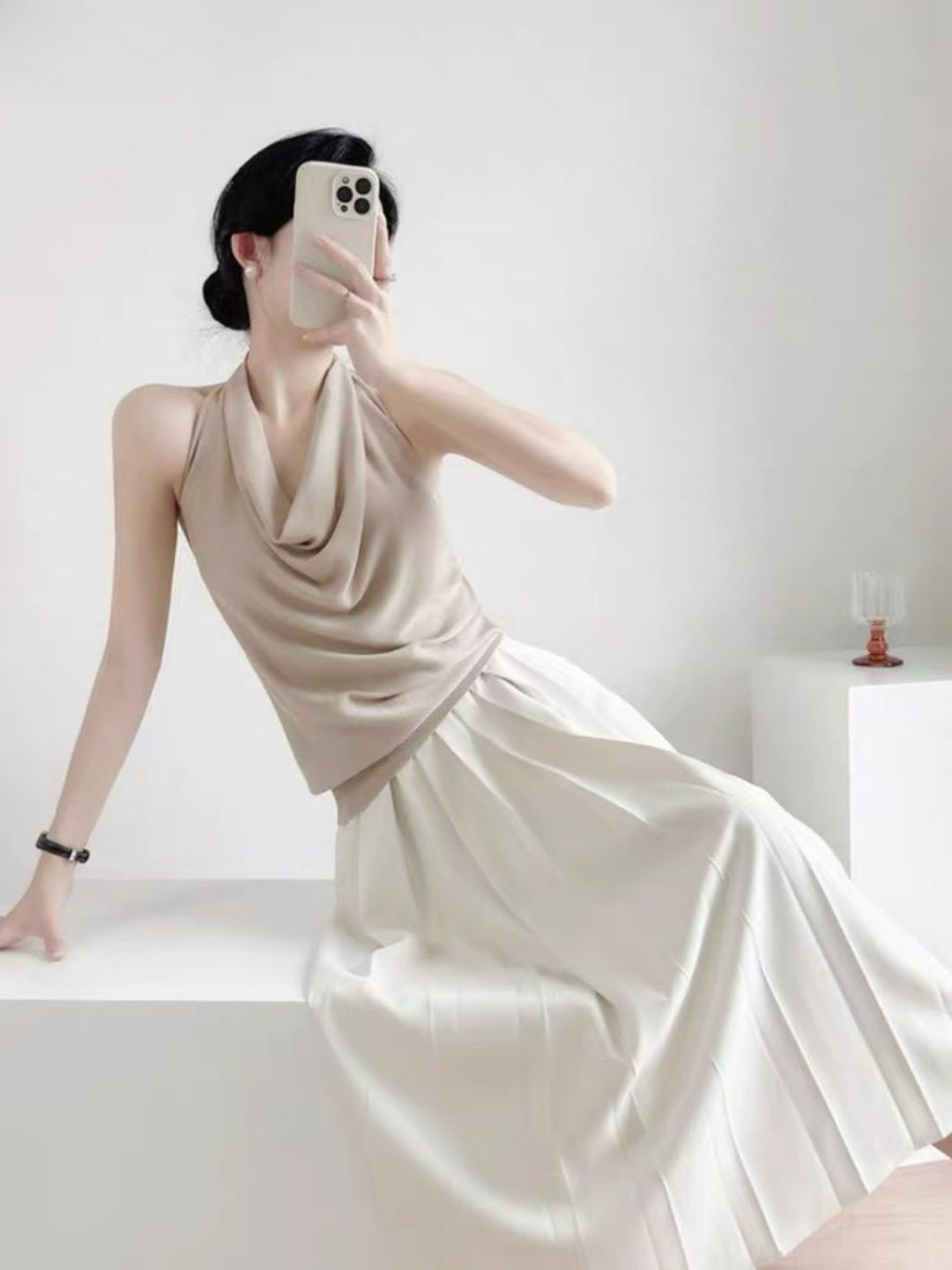 Landry Swing Collar Knit Top