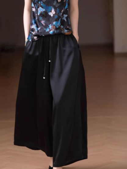 Ling Fang Satin Culottes