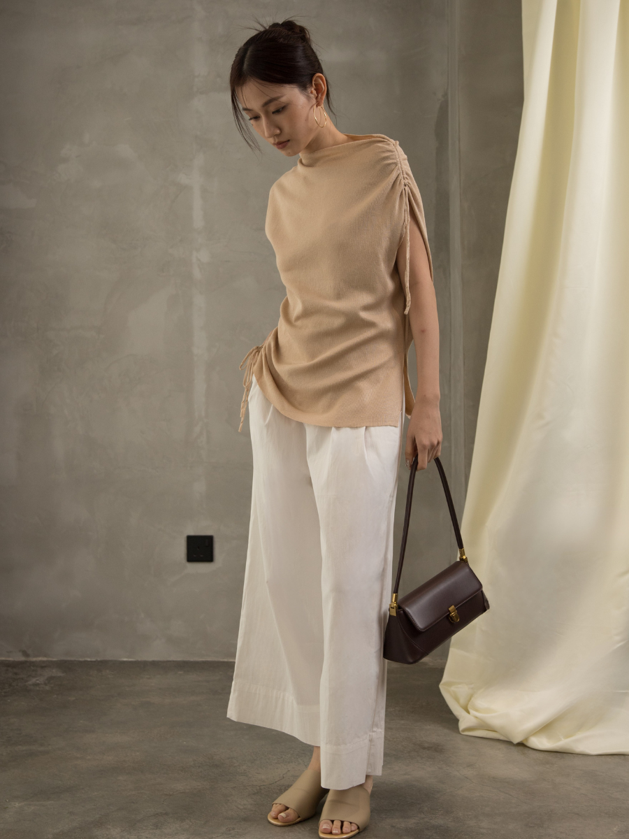 Ginette Culottes (Discounted-S, M, L size)-The Black Bow-