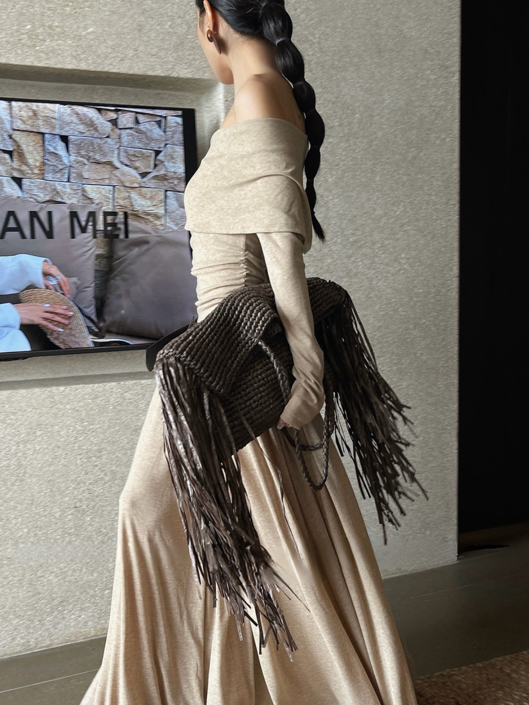 Winifred Off Shoulder Maxi Dress