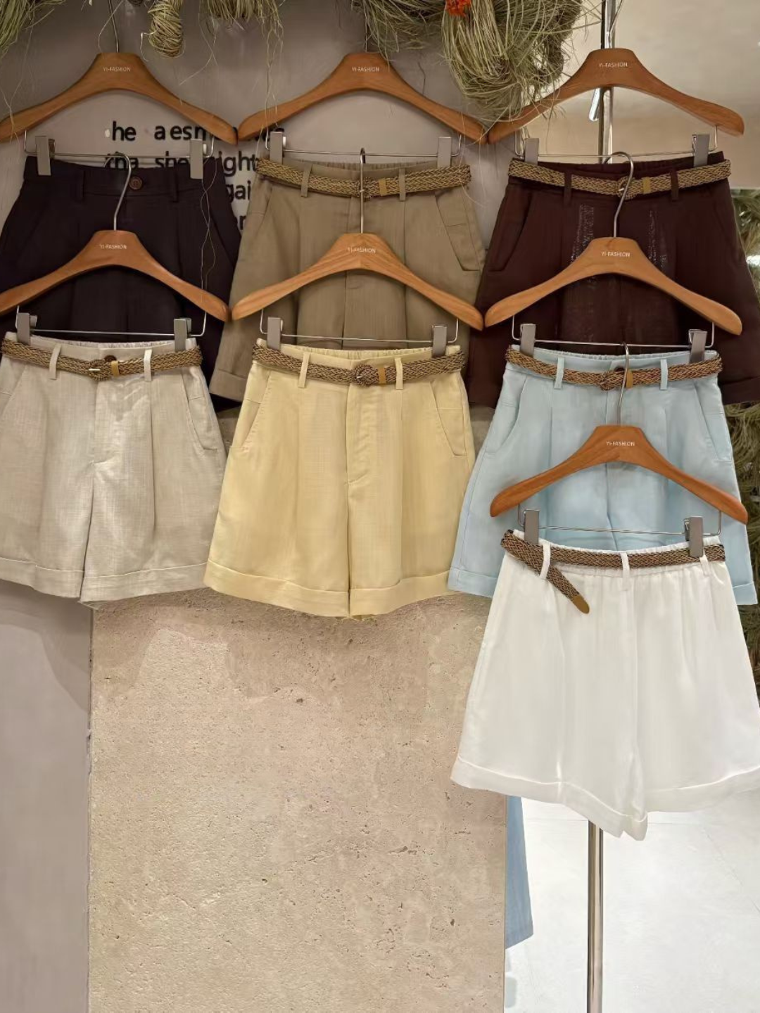 Peter Belted Linen Shorts