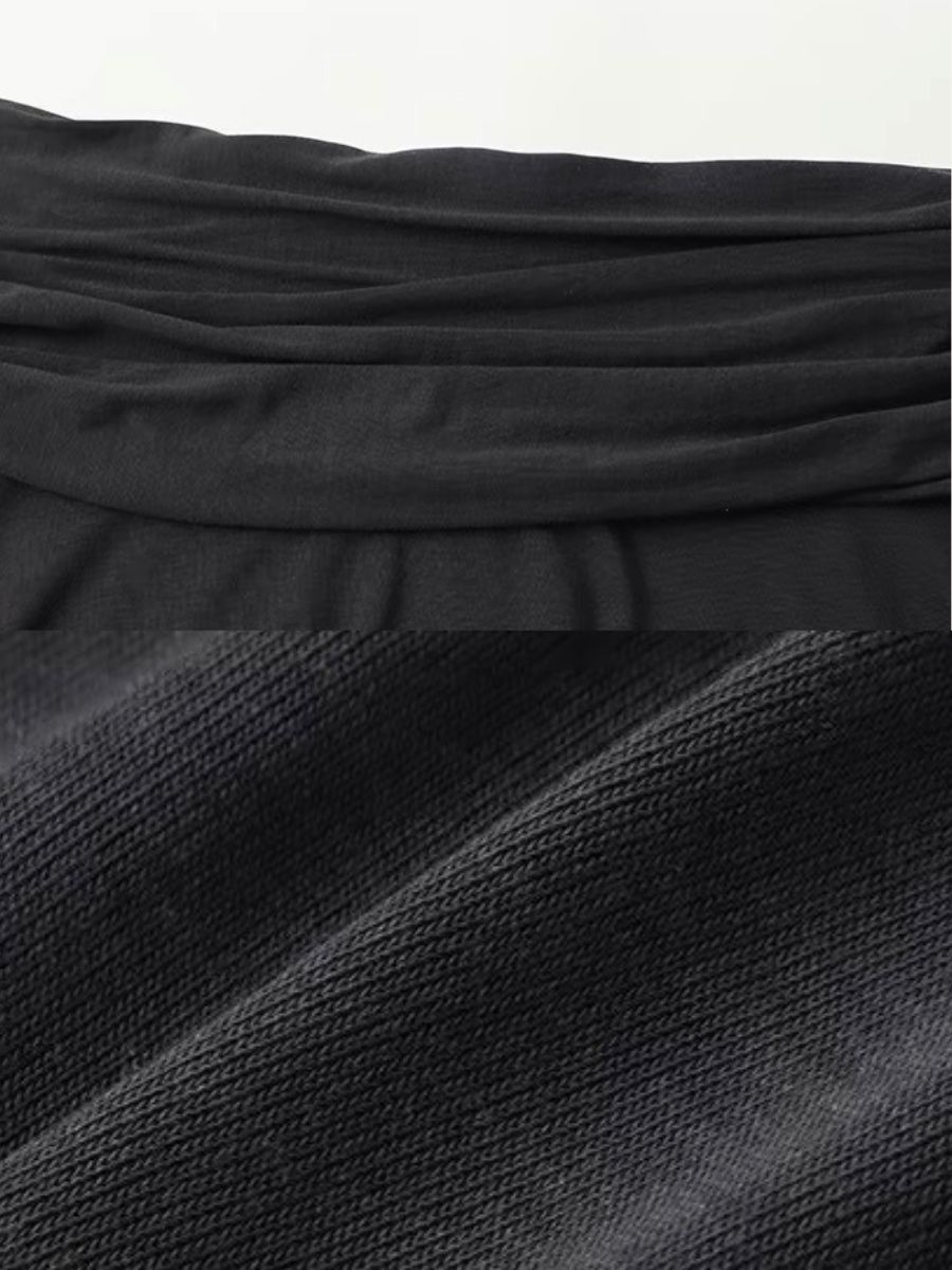 Gunney Tie-Back Halter Top & Handkerchief-Hem Skirt (Sold Seperately)