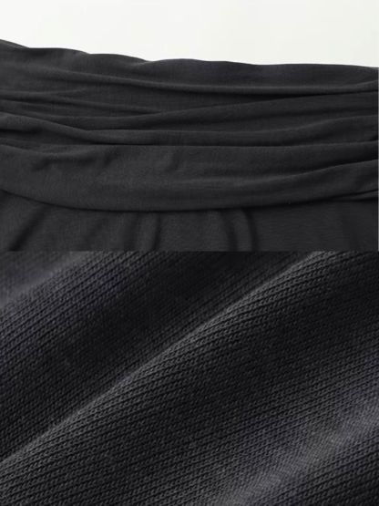 Gunney Tie-Back Halter Top & Handkerchief-Hem Skirt (Sold Seperately)