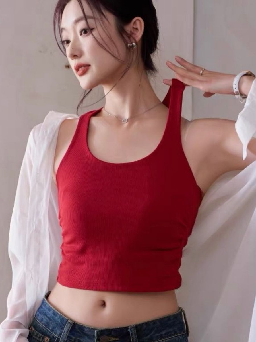 Betty Strappy Ruched Back Padded Top