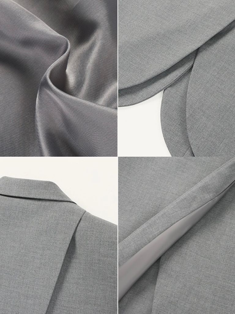 Jefferson Back Slit Oversized Blazer-The Black Bow-