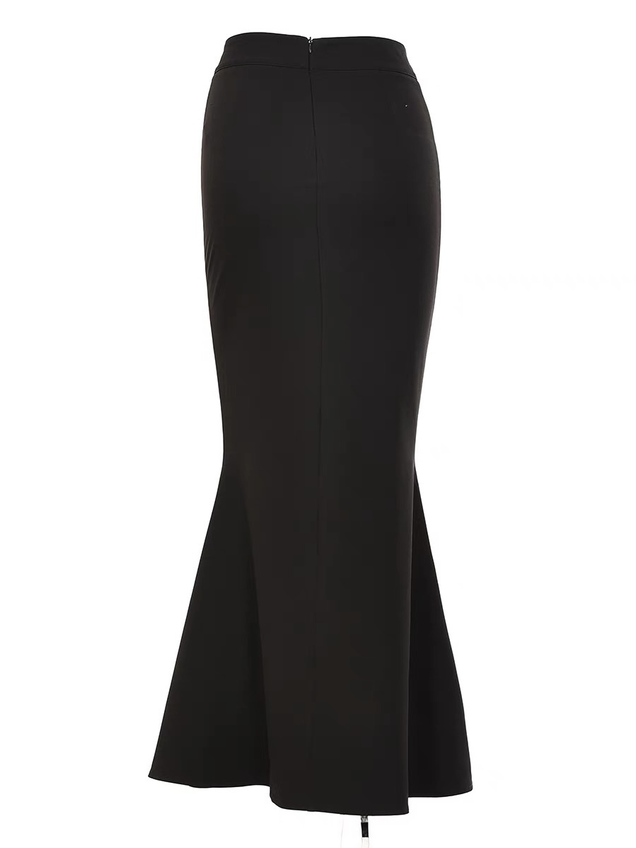 Zendy Satin Mermaid Skirt