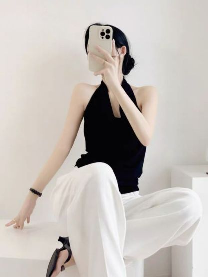 Landry Swing Collar Knit Top