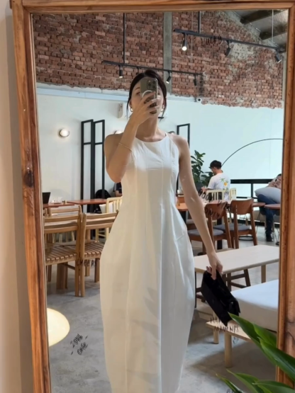 Keyla Halter Neck Dress with Pocket