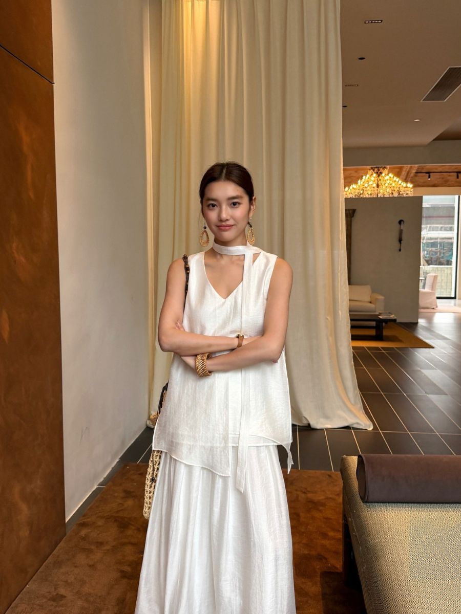 Peyton Tencel Sleeveless Top & Skirt Set 